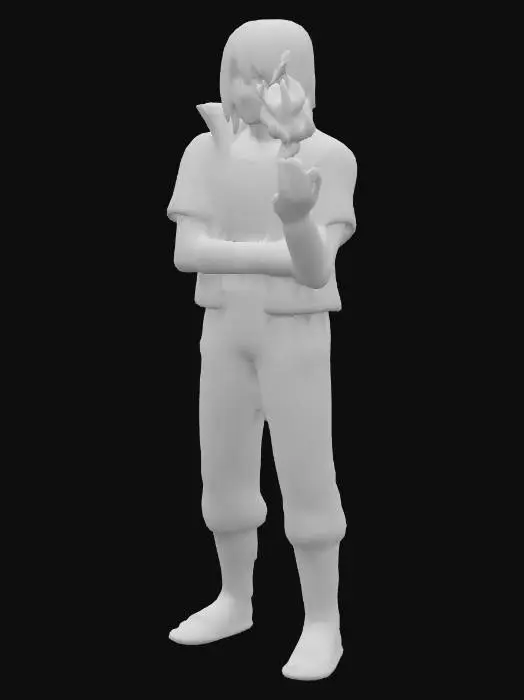 3D model for Shadow Flame Jutsu
