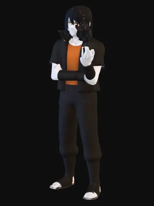 3D model for Shadow Flame Jutsu