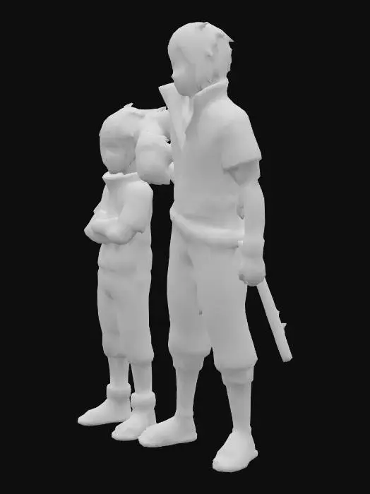 3D model for Kid & Young Darko Uchiha