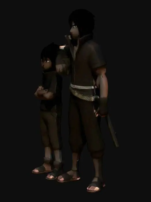 3D model for Kid & Young Darko Uchiha