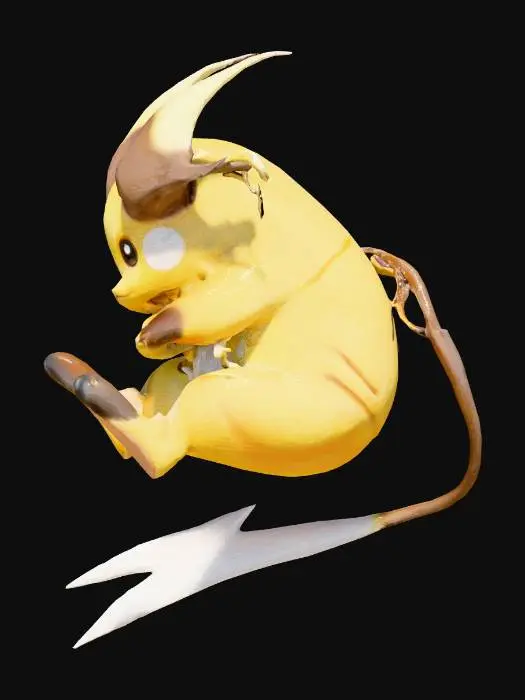 3D model for Raichu (Electric Charm)