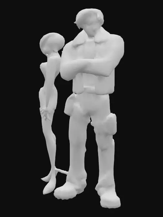3D model for Ada Wong and Leon Kennedy [Dynamic Duo]
