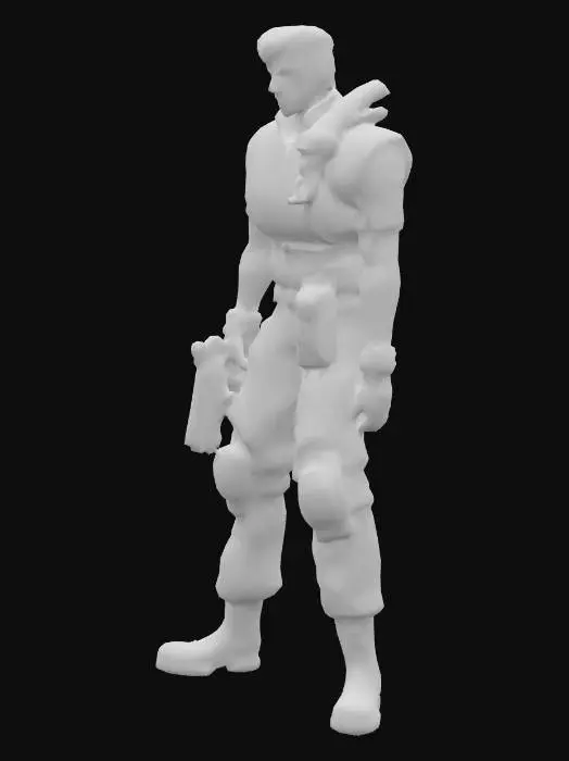 3D model for [S.T.A.R.S.] Chris Redfield