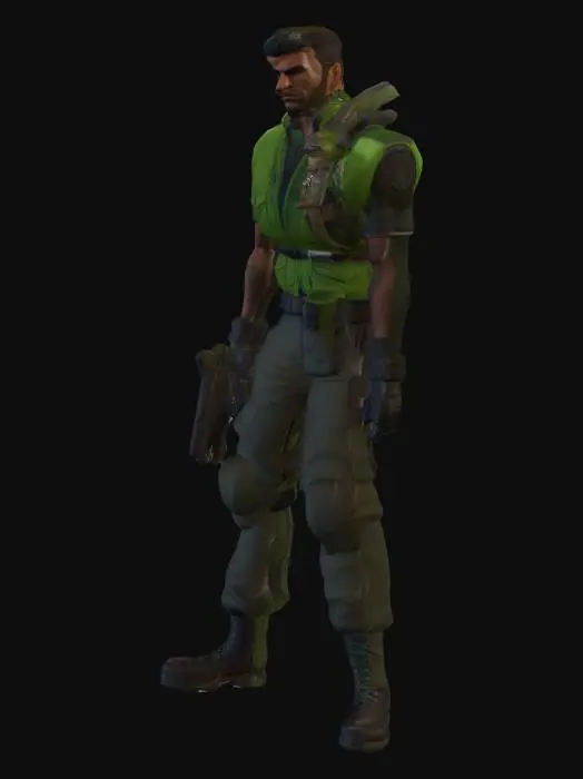 3D model for [S.T.A.R.S.] Chris Redfield
