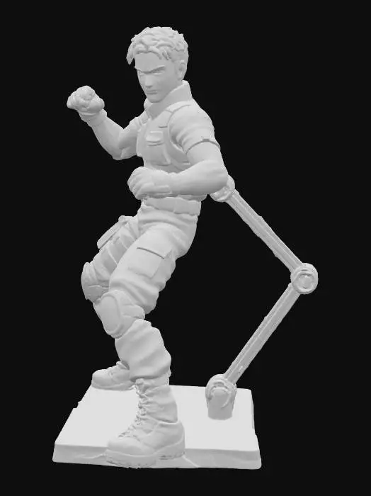 3D model for Action Figure Ready