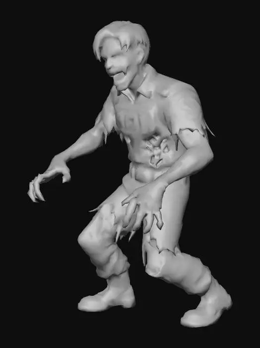 3D model for Undead Officer