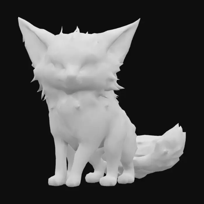 3D model for Mystic Ember Fox