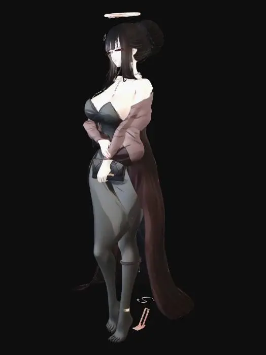 3D model for Crimson Noir