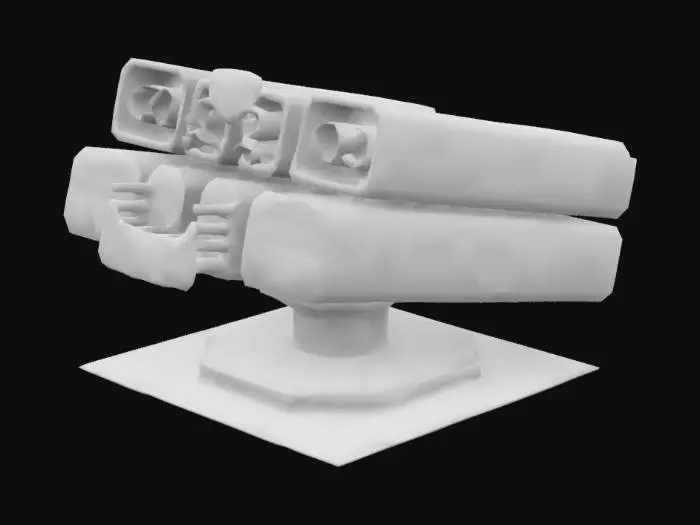 3D model for Modern Defense Turret