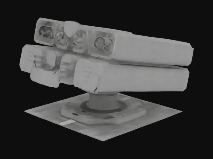 3D model for Modern Defense Turret