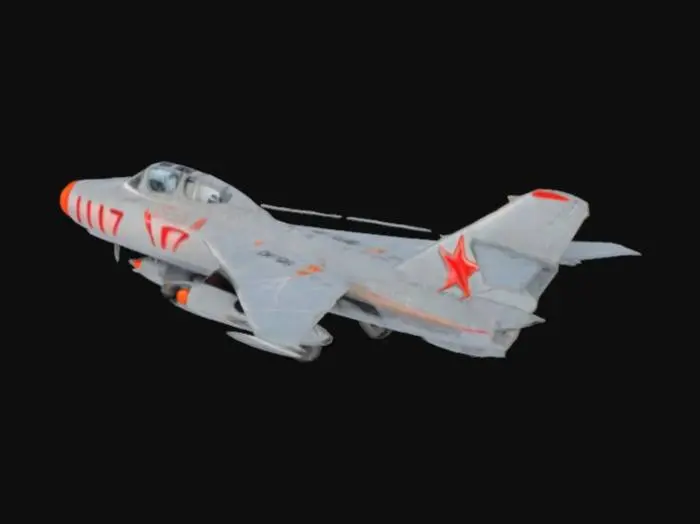 3D model for MiG-15 in Flight