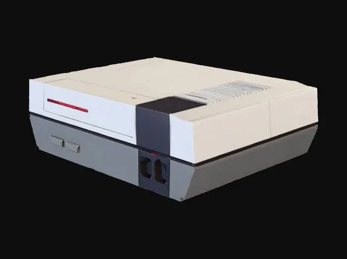 3D model for Retro Console Art