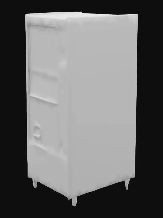 3D model for Vintage Coffee Vending Machine