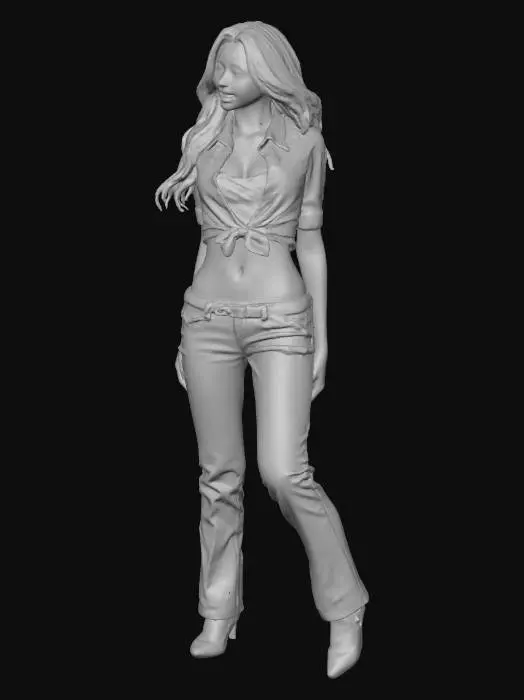 3D model for Performer in Pink Top