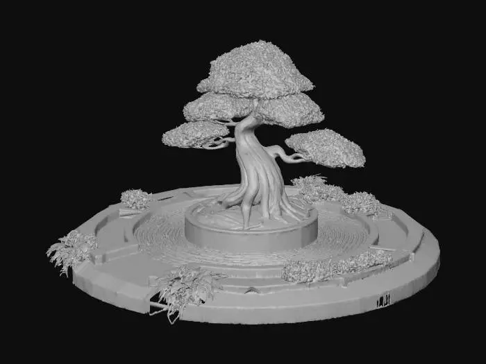 3D model for Cosmic Bonsai Garden