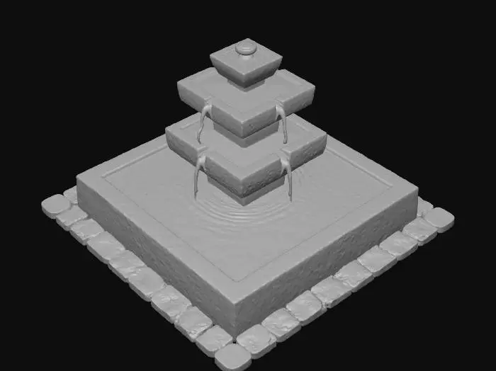 3D model for Zen Oasis