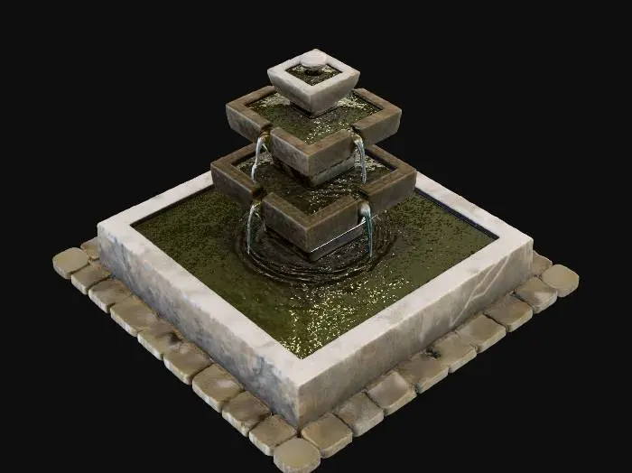 3D model for Zen Oasis