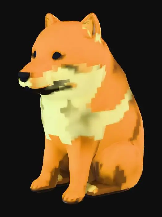 3D model for Pixel Cheems