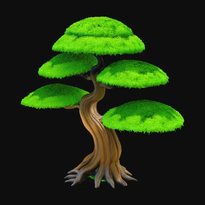 3D model for Zen Bonsai Natural