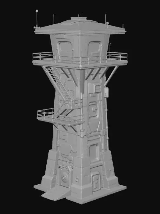 3D model for Rusted Watchtower