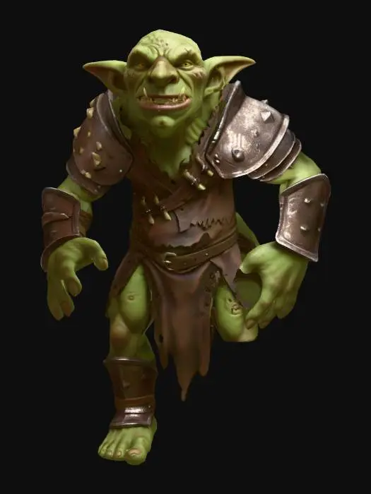 3D model for Ironhide Goblin Warrior