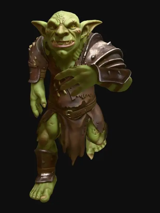 3D model for Ironhide Goblin Warrior