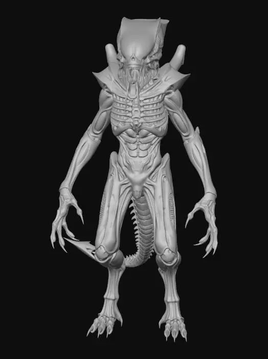 3D model for Celestial Xenomorph Warlord