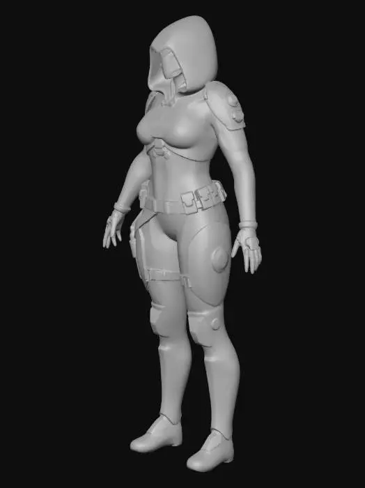 3D model for cyberish