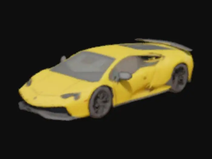 3D model for Low Poly lamborgini