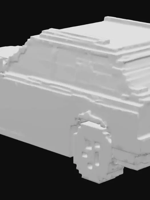 3D model for Pixelated Ride