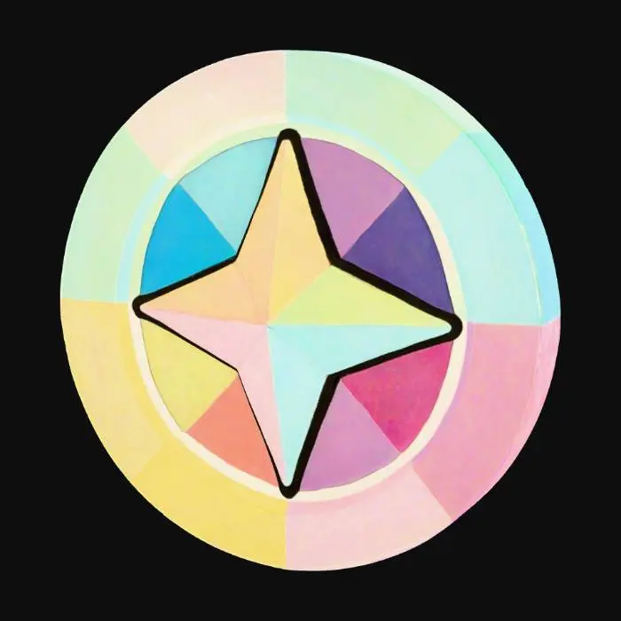 3D model for Colorful Starcoin Icon