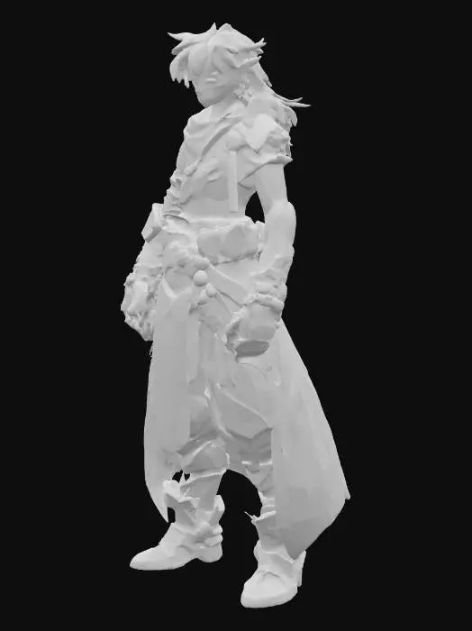 3D model for Warrior Orc