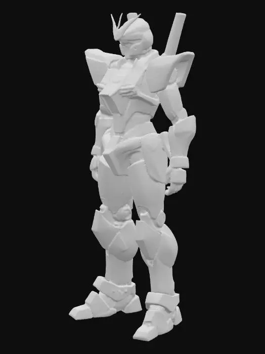 3D model for exosuit armors in the style of Gundam