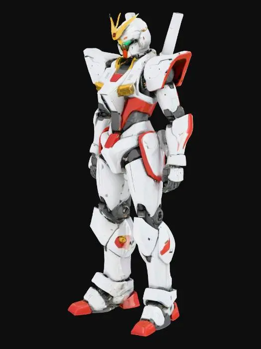 3D model for exosuit armors in the style of Gundam
