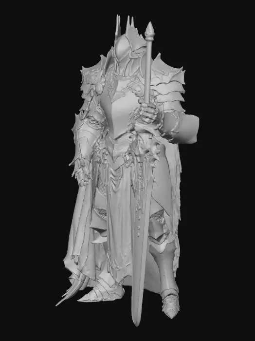 3D model for Dark Knight's Vigil