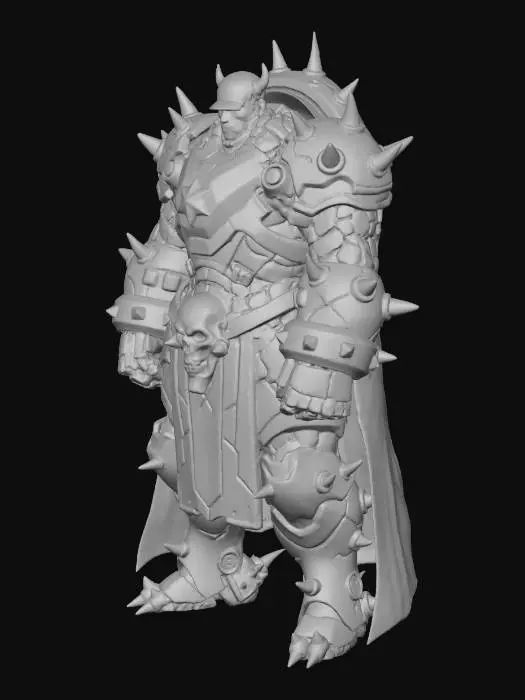 3D model for Battle-Ready Plumber Warrior