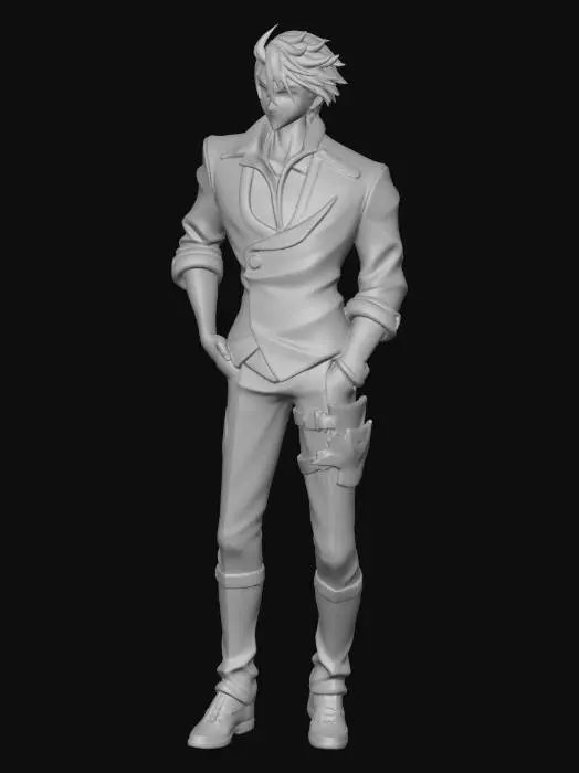 3D model for Neon Skies Wanderer