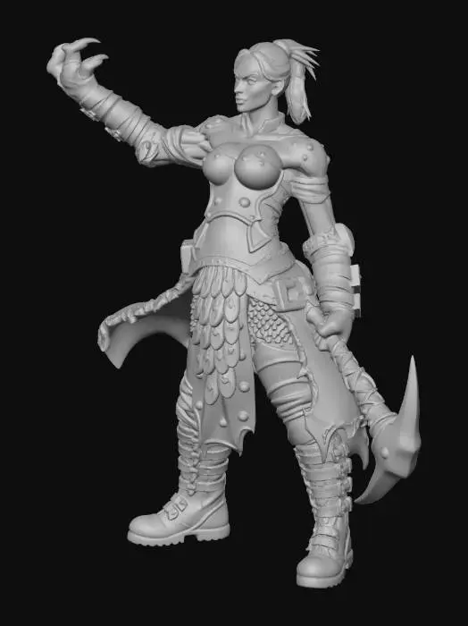 3D model for Battle Sorceress