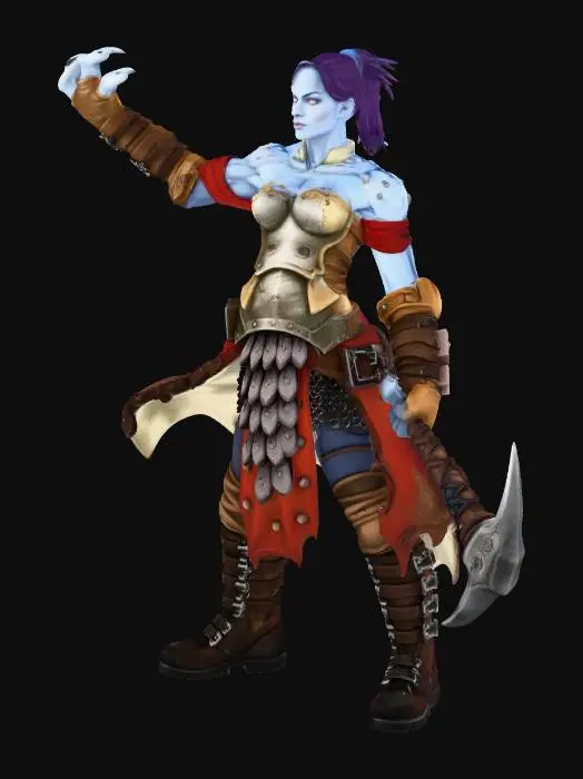 3D model for Battle Sorceress