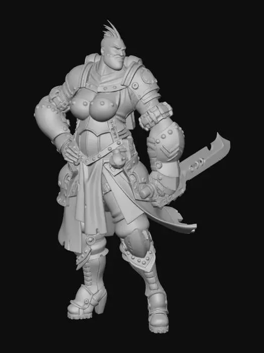 3D model for Warrior Sentinel