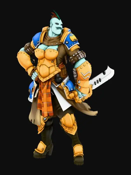 3D model for Warrior Sentinel