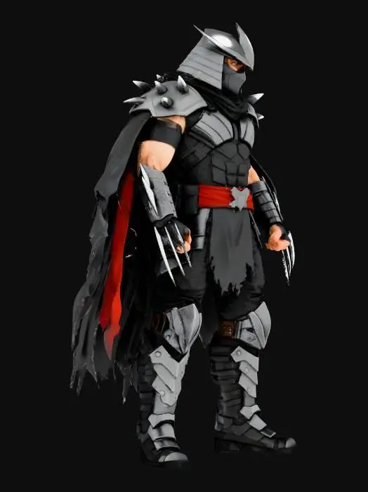 3D model for Armored Warrior in the Moonlight