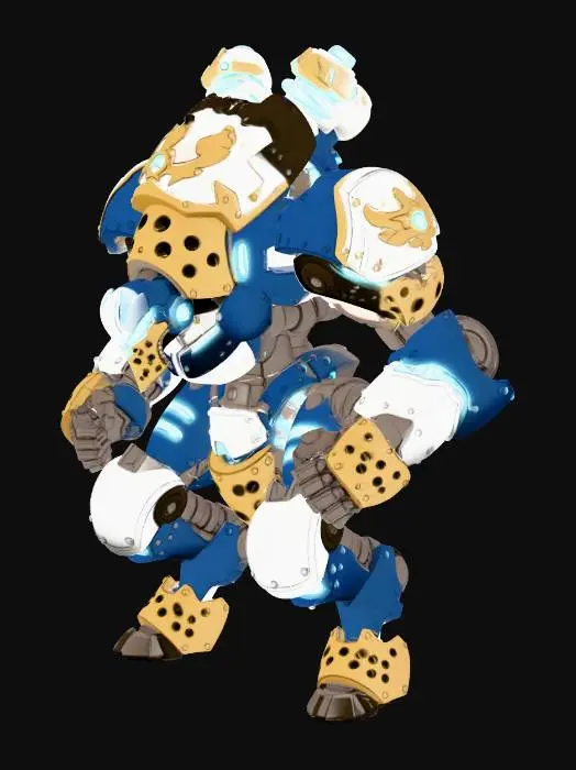 3D model for Mech Guardian