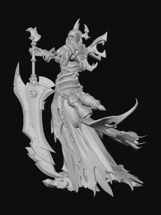 3D model for Necromancer Warrior