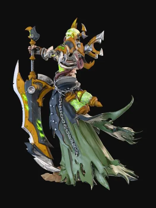 3D model for Necromancer Warrior