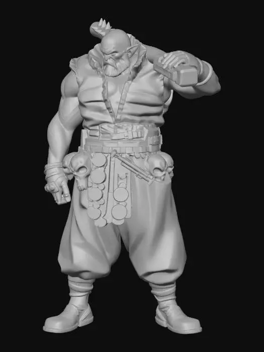 3D model for Warrior of Shadows