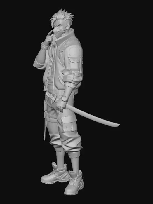 3D model for Cyber Ninja Warrior