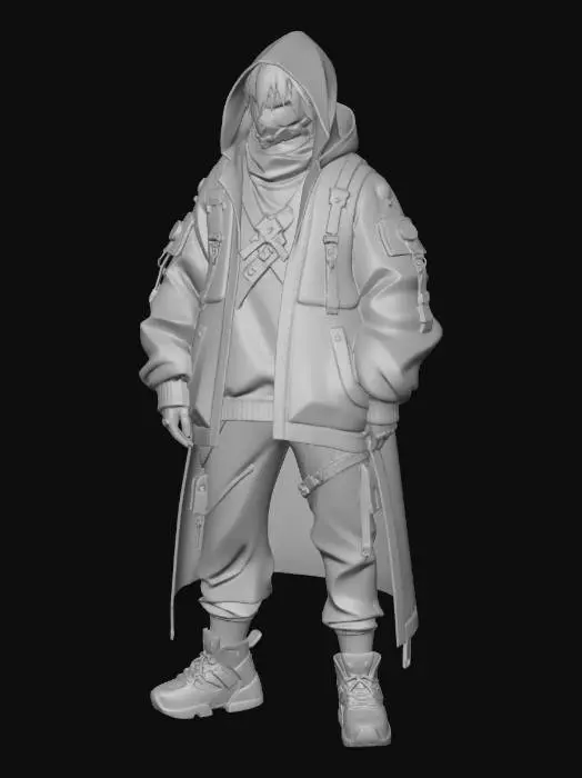 3D model for Neon Vigilante