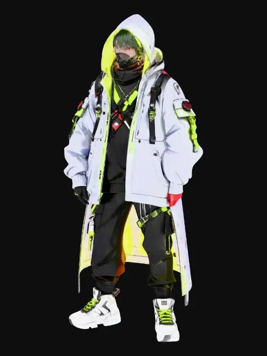 3D model for Neon Vigilante