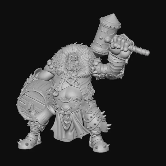 3D model for Warrior of the North